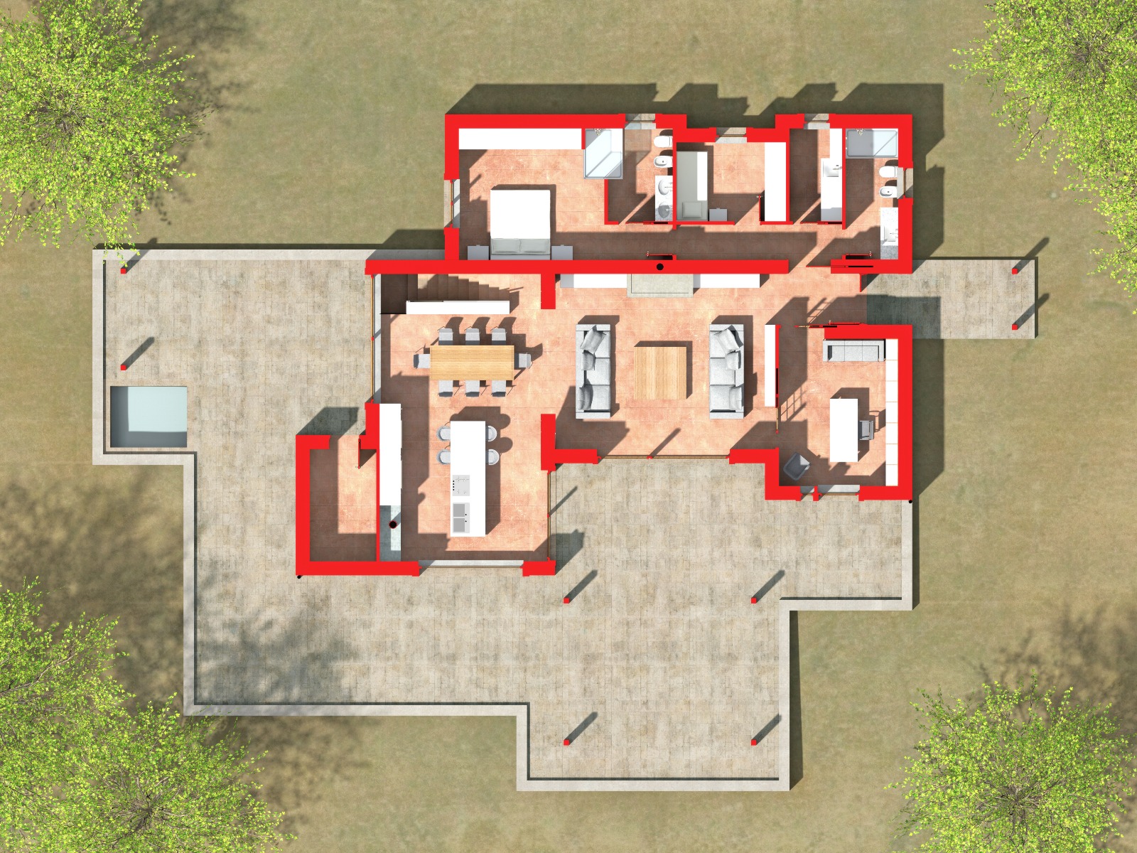 Progetto Casa Unifamiliare - Strada Roaman Viterbo